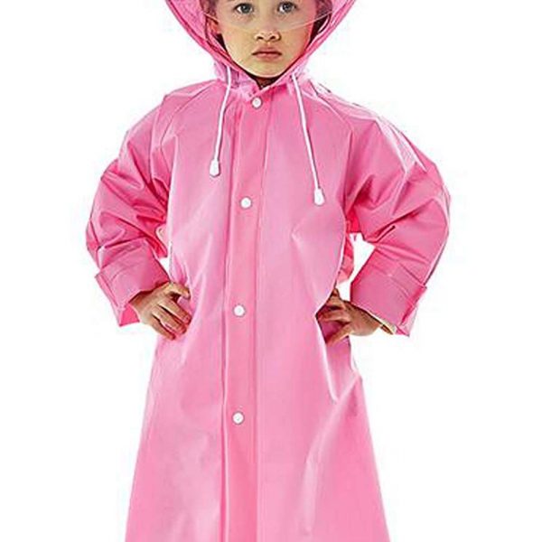 Girls long raincoat sale